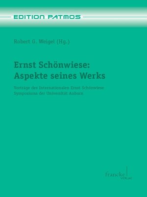 cover image of Ernst Schönwiese